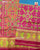 Traditional Manekchowk Design Pink and Blue Skirt Border Rajkot Patola Saree
