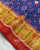 Exclusive Star Design Red and Blue Single Ikat Rajkot Patola Saree