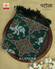 Exclusive Elephant Motif Dark Green Single Ikat Rajkot Patola Dupatta